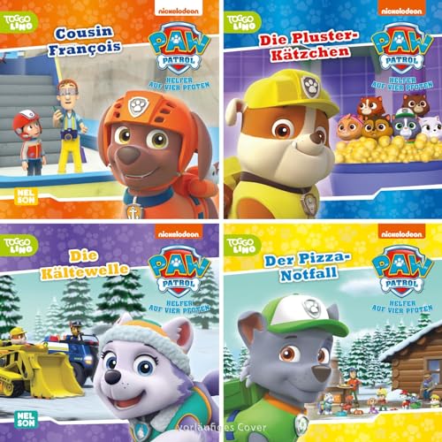 4er-Set Maxi-Mini 43: PAW Patrol: TV-Folgen der PAW Patrol spannend nacherzählt (ab 3 Jahren) (Nelson Maxi-Mini: Maximaler Vorlesespaß!)