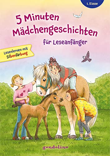 5 Minuten Mädchengeschichten für Leseanfänger: Erstlesebuch mit kurzen Geschichten und großer Fibelschrift ab 6 Jahren: Kurze Geschichten, große ... Lesenlernen ab 6 Jahre für 5,00 EUR.