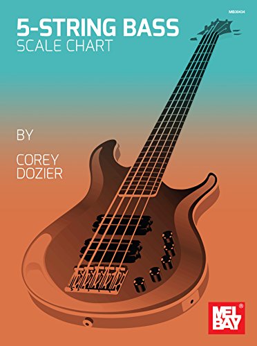 5 String Bass Scale Chart: Noten für Bass-Gitarre