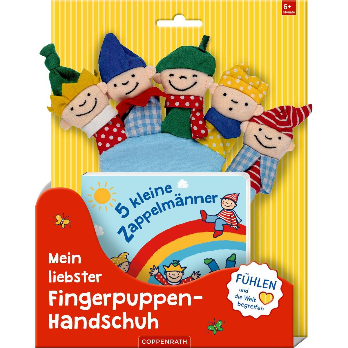 Mein liebster Fingerpuppen-Handschuh: 5 kleine Zappelmänner von Coppenrath