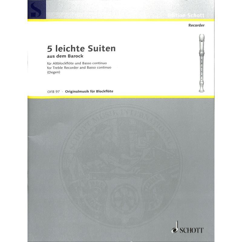 5 leichte Suiten aus dem Barock