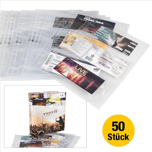 50 Ersatzblätter für Eintrittskarten: Ergänzungsblätter 50 St. zu Album Eintrittskarten 50 Ersatzblätter für Eintrittskarten: Ergänzungsblätter 50 St. zu Album Eintrittskarten von SAFE