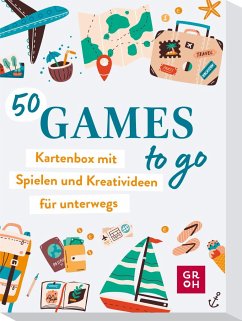 50 Games to go - Kartenbox mit vielen Spielen und Kreativideen für unterwegs von Groh Verlag
