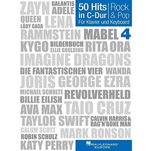 50 Hits in C-Dur: Rock & Pop Band 4 von Bosworth Music