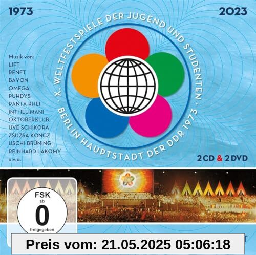 50 Jahre Weltfestspiele: DIE JUNGE WELT IST IN BERLIN ZU GAST, 2CD+2DVD