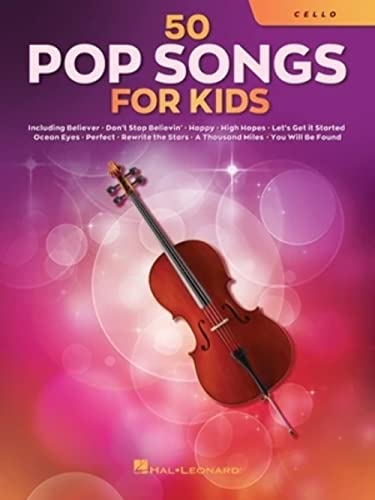 50 Pop Songs for Kids for Cello von HAL LEONARD