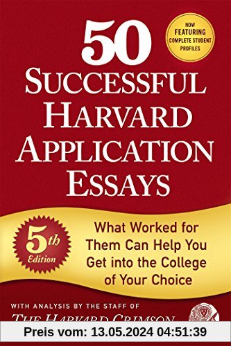 50 Successful Harvard Application Essays