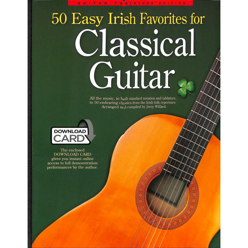 50 easy irish favorites for classical guitar