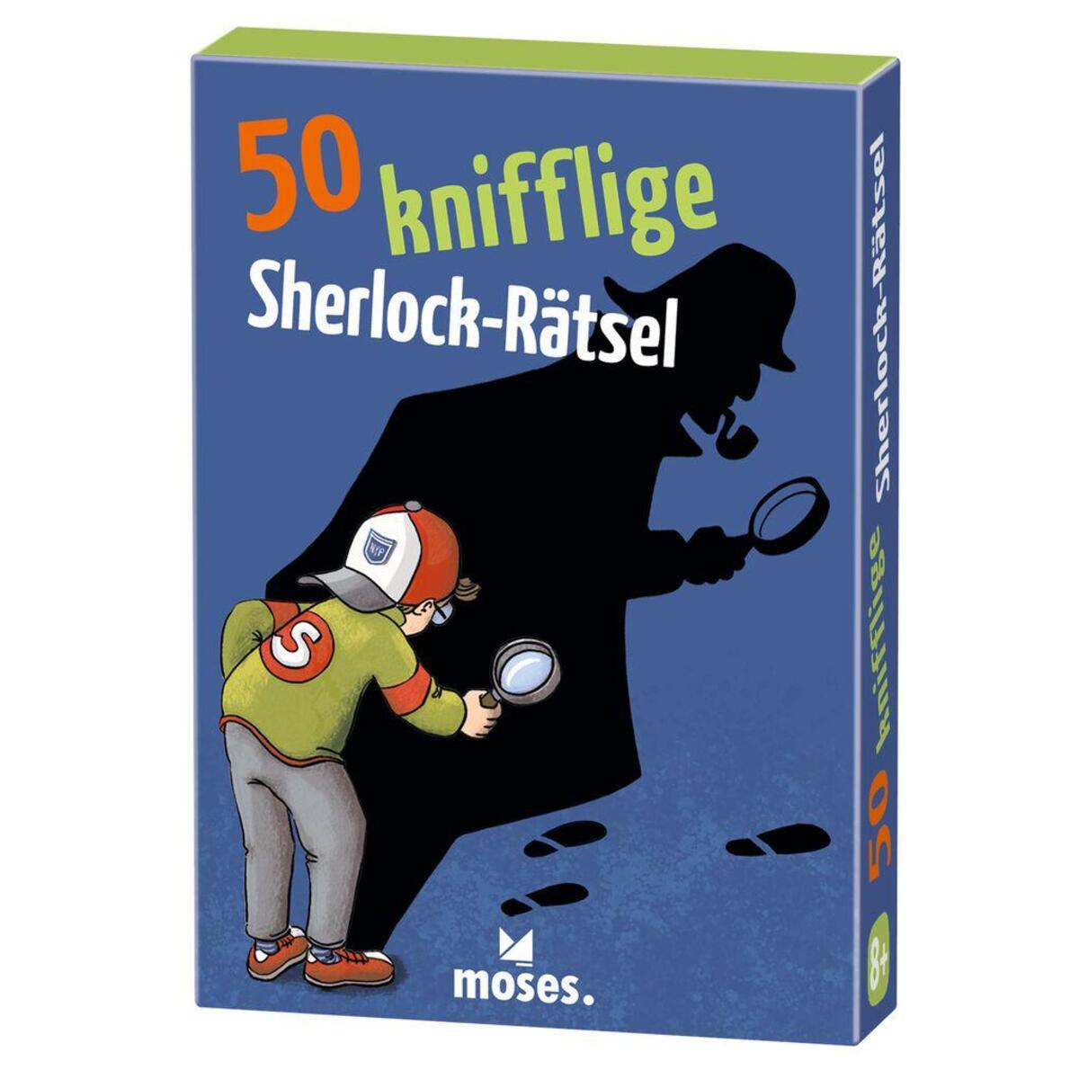 50 knifflige Sherlock-Rätsel von Moses. Verlag GmbH