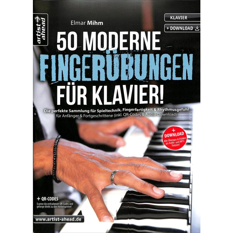 50 moderne Fingerübungen für Klavier