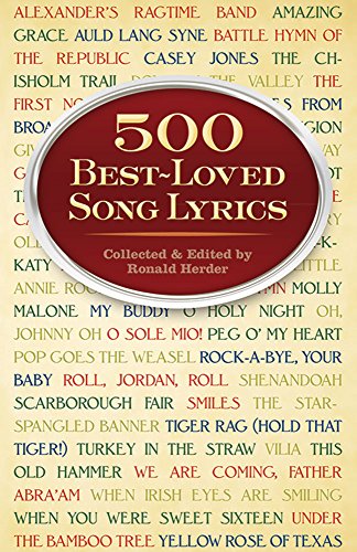 500 Best-Loved Song Lyrics (Dover Song Collections) von Dover Publications