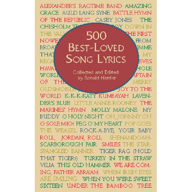 500 best loved song lyrics