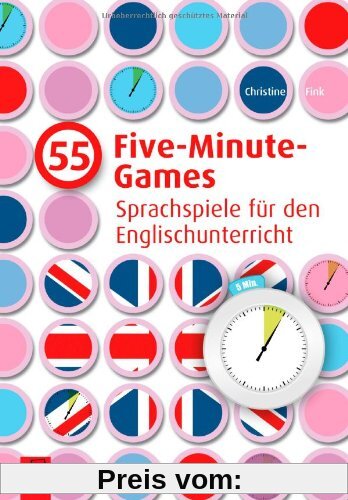 55 Five-Minute Games: Sprachspiele für den Englischunterricht. Klasse 1 - 6