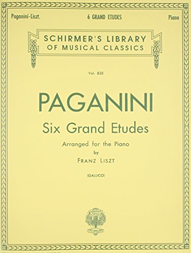 6 Grande Etudes After N. Paganini: Piano Solo