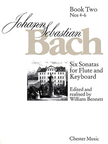 J.S. Bach Six Sonatas For Flute And Keyboard Book Two Nos. 4-6 Flt