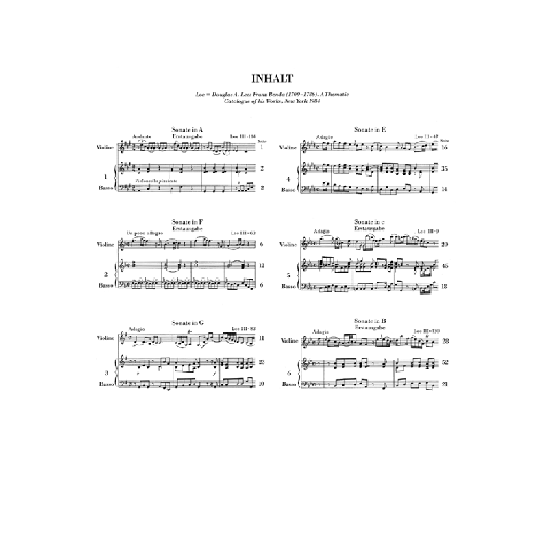 6 Sonaten