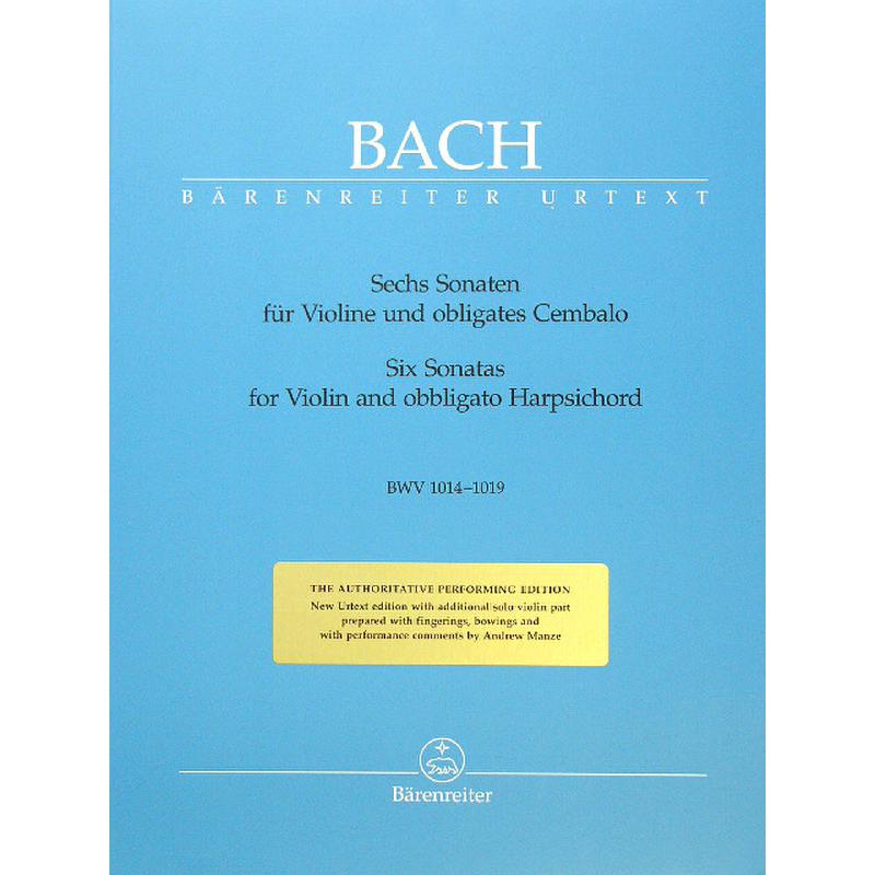 6 Sonaten BWV 1014-1019