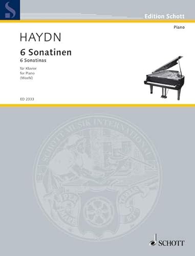 6 Sonatinen: Hob. XVI:4, 7-11. Klavier.: Hob. XVI:4, 7-11. piano. (Edition Schott)