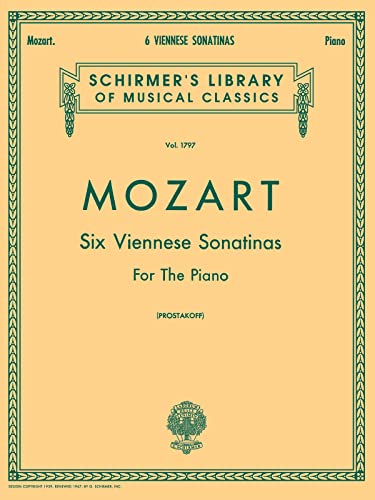 6 Viennese Sonatinas for the Piano: Schirmer Library of Classics Volume 1797 (Schirmer Library of Classics, 1797, Band 1797) von G. Schirmer