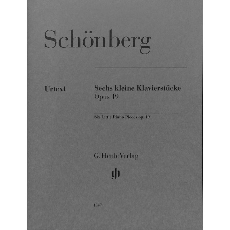 6 kleine Klavierstücke op 19