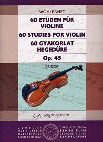 60 ETUDEN FUR VIOLINE OP. 45 VIOLON