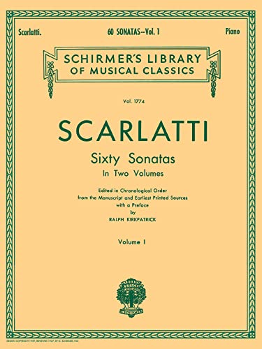 60 Sonatas - Volume 1: Piano Solo: Schirmer Library of Classics Volume 1774 Piano Solo