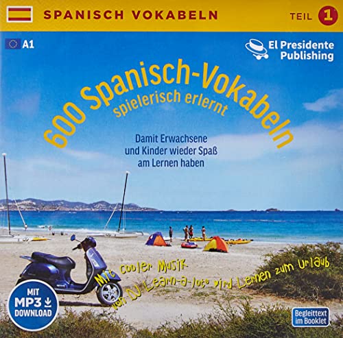 600 Spanisch-Vokabeln spielerisch erlernt - Grundwortschatz Teil 1: Damit wir und unsere Kinder wieder Spaß am Lernen haben. Mit cooler Musik von DJ ... MP3-Download!. Grundwortschatz Spanisch 600 Spanisch-Vokabeln spielerisch erlernt - Grundwortschatz Teil 1: Damit wir und unsere Kinder wieder Spaß am Lernen haben. Mit cooler Musik von DJ ... MP3-Download!. Grundwortschatz Spanisch