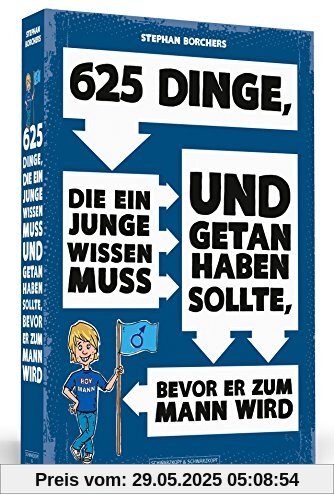 625 Dinge, die ein Junge wissen muss und getan haben sollte, bevor er zum Mann wird 625 Dinge, die ein Junge wissen muss und getan haben sollte, bevor er zum Mann wird