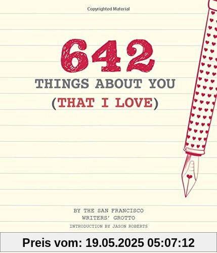 642 Things About You (That I Love) (Journal)