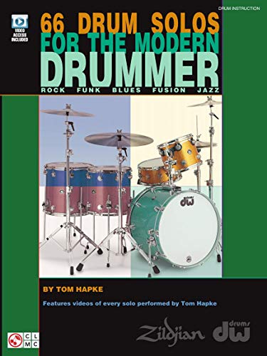 66 Drum Solos for the Modern Drummer: Rock, Funk, Blues, Fusion, Jazz [With DVD] (Book & DVD)