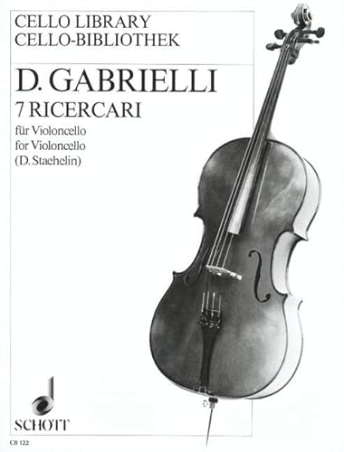 7 Ricercari: Violoncello. (Cello-Bibliothek) von Schott Publishing