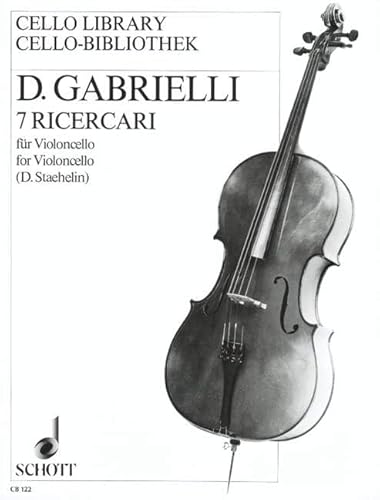 7 Ricercari: Violoncello. (Cello-Bibliothek) von Schott Publishing