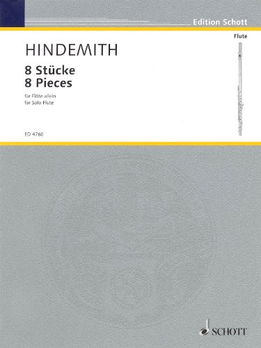 8 Stücke: Flöte. (Edition Schott)