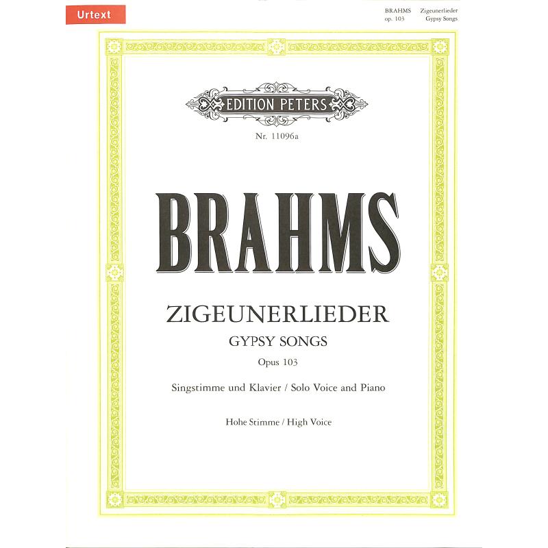 8 Zigeunerlieder op 103 8 Zigeunerlieder op 103