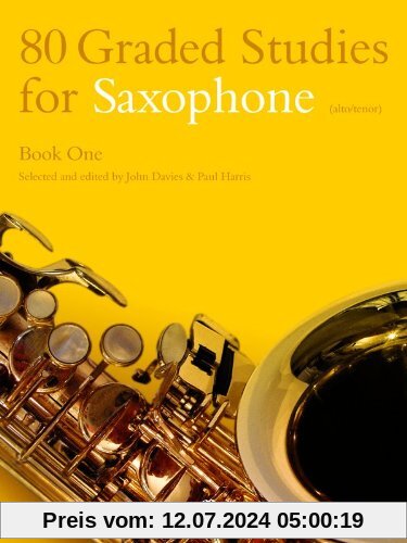 80 Graded Studies for Saxophone, Book One: (Alto/Tenor) (Faber Edition)