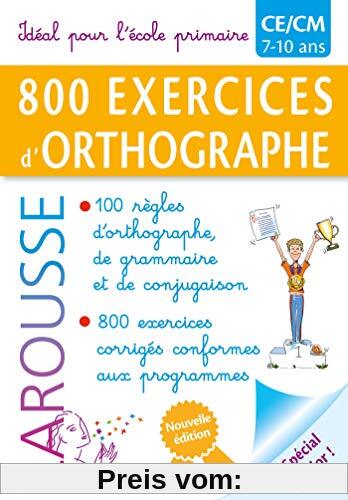 800 exercices d'ORTHOGRAPHE / PRIMAIRE (Parascolaire)