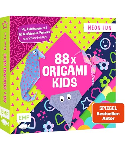 88 x Origami Kids – Neon Fun: Mit Anleitungen und 88 leuchtenden Papieren zum Sofort-Loslegen 88 x Origami Kids – Neon Fun: Mit Anleitungen und 88 leuchtenden Papieren zum Sofort-Loslegen von Edition Michael Fischer