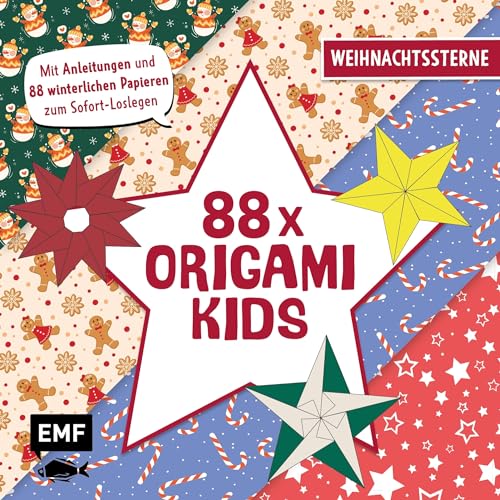 88 x Origami Kids – Weihnachtssterne: Mit Anleitungen und 88 winterlichen Papieren zum Sofort-Loslegen 88 x Origami Kids – Weihnachtssterne: Mit Anleitungen und 88 winterlichen Papieren zum Sofort-Loslegen