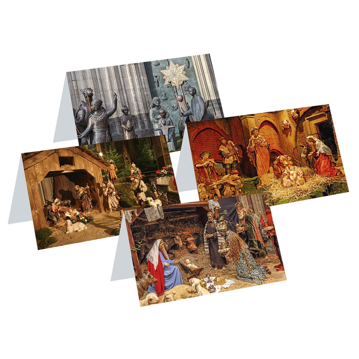 8er-Set Briefkarten »Festliche Weihnachtskrippen« 8er-Set Briefkarten »Festliche Weihnachtskrippen« von Monumente Publikationen