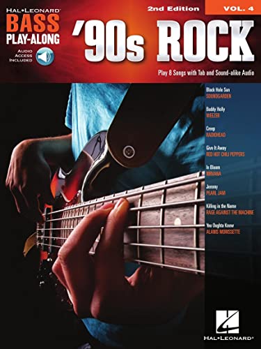 '90s Rock: Bass Play-Along Volume 4: Includes Downloadable Audio (Bass Play-along, 4, Band 4) von Music Sales