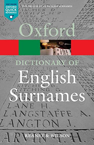 Oxford Dictionary of English Surnames (Oxford Paperback Reference S) von Oxford University Press