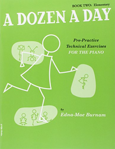 A Dozen A Day, Book Two: Elementary: Noten, Lehrmaterial für Klavier