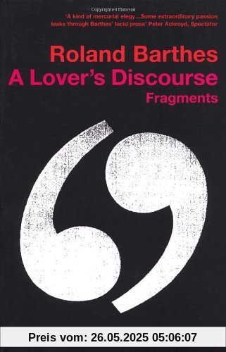A Lover's Discourse (Vintage Classics)