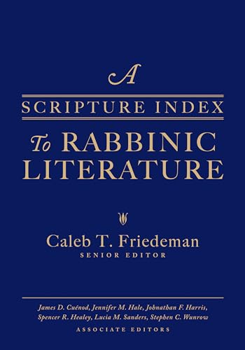 A Scripture Index to Rabbinic Literature von Hendrickson Publishers
