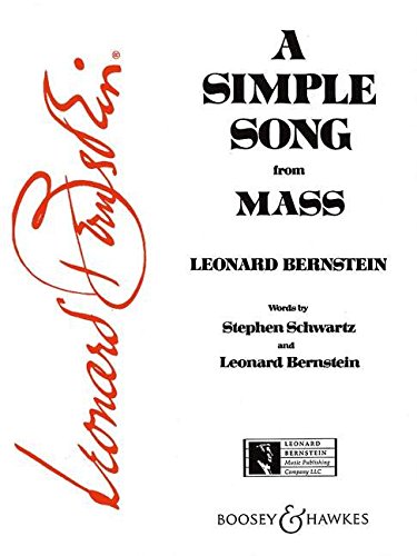 A Simple Song: ausMass. mittlere Singstimme und Klavier. von Boosey & Hawkes Publishers Ltd.