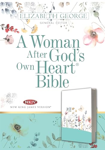 A Woman After God's Own Heart Bible: New King James Version, Country Floral, Leatherlike von Kregel Publications