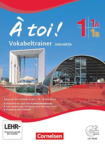 À toi ! - Vier- und fünfbändige Ausgabe 2012 - Band 1, 1A und 1B: Vokabeltrainer auf CD-ROM