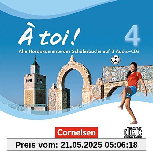 À toi ! - Vier- und fünfbändige Ausgabe: Band 4 - Audio-CDs