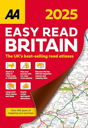 Aa Easy Read Britain 2025 (Aa Road Atlas)