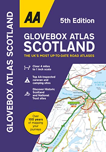 AA Glovebox Atlas Scotland (AA Road Atlas Britain) von Automobile Association